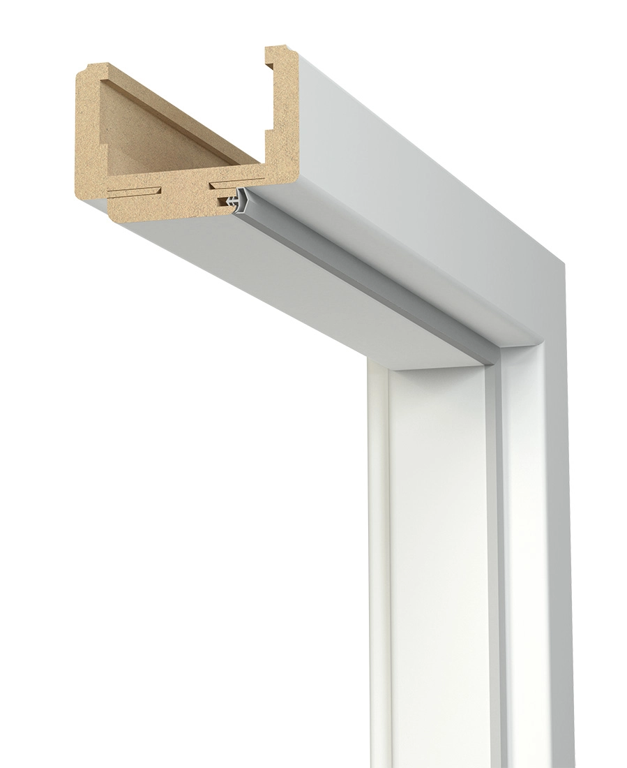 ościeżnica regulowana w przekroju